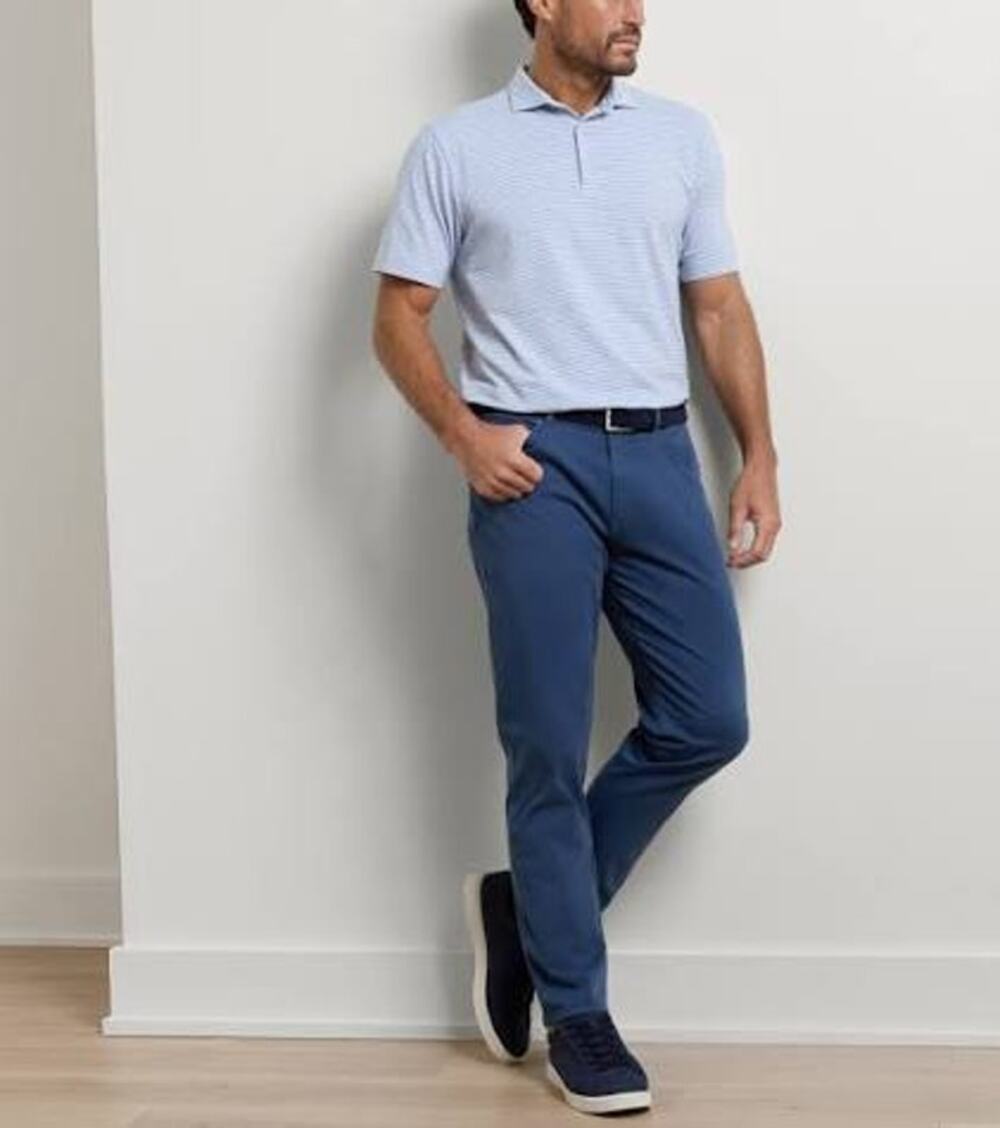 NWT Peter Millar Crown Ultimate Sateen 5-Pocket Pants Navy Blue Sz 48 Big & Tall